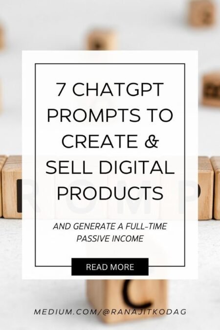 ChatGPT Prompts for Creating Digital Products