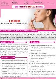 lip flip before and after